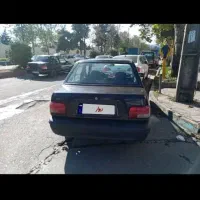 پراید مدل 87مشکی  دور رنگ بیمه یکسال