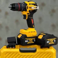 دریل شارژی براشلس صنعتی 88Vپشت فلزی گریبکسی دیوالت