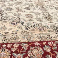 فرش دست ۶۰ متری بافت ریز ۲۵ بافت اصفهان