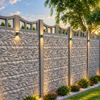 دیوار بتنی پیش ساخته کد ۲۰۷ طرح تاج اماراتی