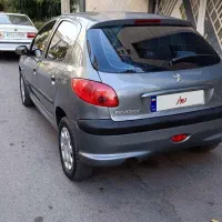 206 تیپ 2 سالم فابریک 2 تیکه رنگ