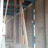 اجرای والپست وناودانی منقطع نبشی کشی
