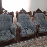 مبل ۹نفره استیل کلاسیک|مبلمان خانگی و میز عسلی|زیرآب, |دیوار