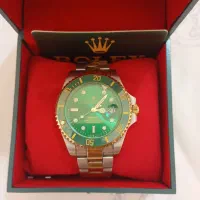 ساعت رولکس طلایی و نقره‌ای