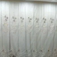 پرده طرح کتیبه گل برجسته|پرده، رانر، رومیزی|گنبد کاووس, |دیوار