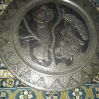 سینی مس کهنه|کلکسیون اشیاء عتیقه|اردبیل, |دیوار