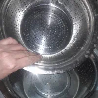 آبکش، صافی استیل در حد نو|آبچکان و نظمدهنده ظروف|تبریز, |دیوار