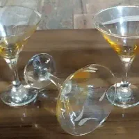 ست پارچ لیوان.جام.بستنی خوری طلایی نو
