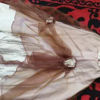 لباس نامزدی نباتی مزون دوز
