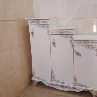 جا کفشی سفید سه در