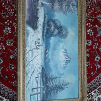 تابلو نقاشی رنگ روغن قدیمی