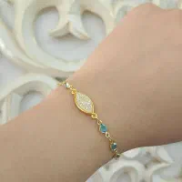 دستبند نگینی