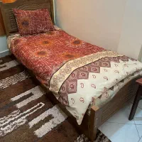 تخت چوبی یک نفره|تخت و سرویس خواب|تهران, گرگان|دیوار