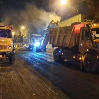 جدول کاری کفپوش تراشه اسفالت وآسفالت گرم