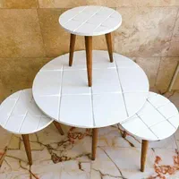 مرکز پخش میز عسلی سه و۴تیکه گرد