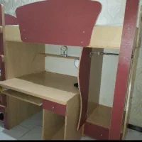 تخت دوطبقه کودک ونوجوان|تخت و سرویس خواب|فردیس, شهرک اسکویی|دیوار