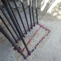 کاشت میلگرد کاشت بولت در بتن با چسب