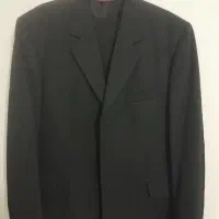 کت شلوار مردانه مشکی سایز ۵۲ و طوسی سایز ۵۰