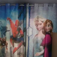 پرده اتاق کودک بسیار سالم و زیبا طرح فانتزی