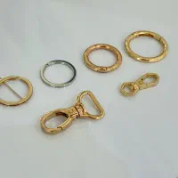 فروش تعدادی حلقه جاکلیدی و یراق چرم دوزی زیر قیمت