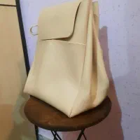 کوله پشتی چرم کرم استخوانی|کیف، کفش، کمربند|شهرکرد, |دیوار