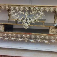 میز ال سی دی تمام برنز مدل خم|میز تلویزیون|قم, نیروگاه|دیوار