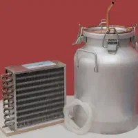 دیگ کندانسور گلابگیرعرقگیر تقطیر سایز ۳۰ لیتری