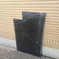 ۲ قطعه  سنگ گرانیت مشکی