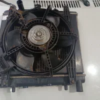 پرایدموتور فن 2دور پراید همراه رادیات آب سالم