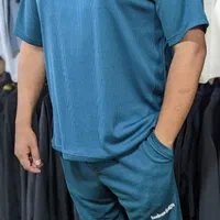 ست بلوز شلوار یقه گرد مراکشی طرح کبریتی