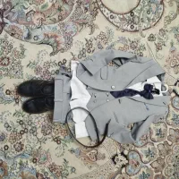 2مدل کت و شلوار سایز4و7 با کفش وکروات