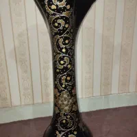 گلدان مشکی زر کوب