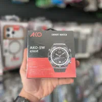 ساعت هوشمند صفحه گرد آکو مدل SW CREST