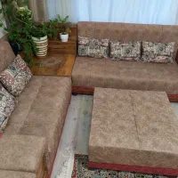 مبل راحتی  ۹ نفر  تمیز و زیباهمراه با باکس و ...|مبلمان خانگی و میز عسلی|لاهیجان, کوی آزادگان|دیوار