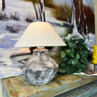 مجموعه ای از آباژور های سفالی|چراغ خواب و آباژور|تهران, ستارخان|دیوار