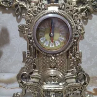 ساعت رومیزی برنزی سنگین وزن
