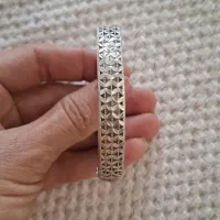 دستبند نقره ۹۲۵ وزن ۱۵ گرم سایز ۲