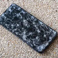 گوشی السیدی شکسته و برد سوخته