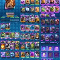 دوتا اکانت ناب کلش رویال و سه تا آف کلنز به قیمت