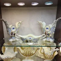 ظرف دکوری کشکول متوسط کرم لیلی مجنون لمونژ وارداتی|ظروف سرو و پذیرایی|مشهد, کوی المهدی|دیوار