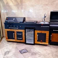 باربیکیو ایلند 2 متری با یخچال|اجاق گاز و لوازم برقی پخت‌وپز|تهران, شوش|دیوار