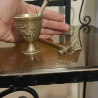 هاون وتبر برنزی وهاون بزرگ وسنگین|کلکسیون اشیاء عتیقه|فردیس, قریشی|دیوار