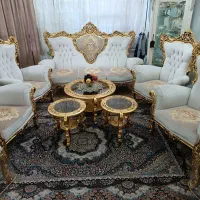 مبل مبلمان سلطنتی ۹نفره درحداک مناسب جهیزیه