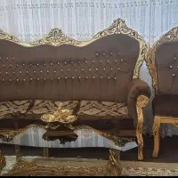 مبل ۸ نفره چوبی