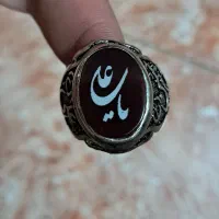 انگشتره حکاکی شده تیتانیوم|بدلیجات|کرمان, |دیوار