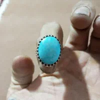 انگشترفیروزه  بارکاب دست سازخیلی خیلی قدیمی|جواهرات|میاندوآب, |دیوار