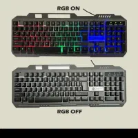 کیبورد گیمینگ K25 COLORFUL LED|قطعات و لوازم جانبی رایانه|تهران, شهرک رضویه|دیوار