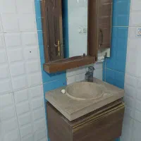 روشویی سنگ،باکس،اینه ،شیرالات