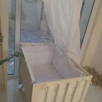 گهواره کودک نونو به رنک سفید خیلی مناسب خواب کودک