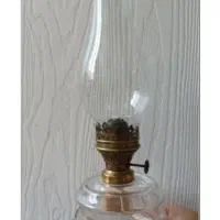 چراغ لمپا لامپا روسی آنتیک قدیمی گردسوزنفتی قاجاری